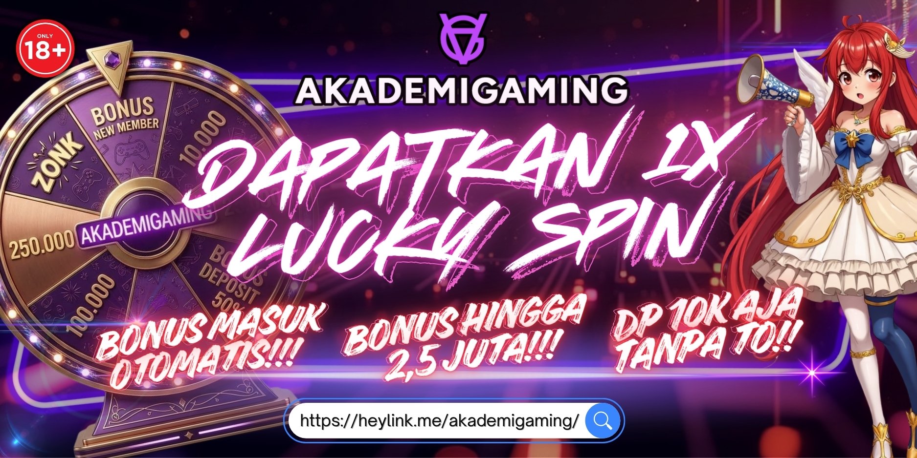 AkademiGaming Pop up banner